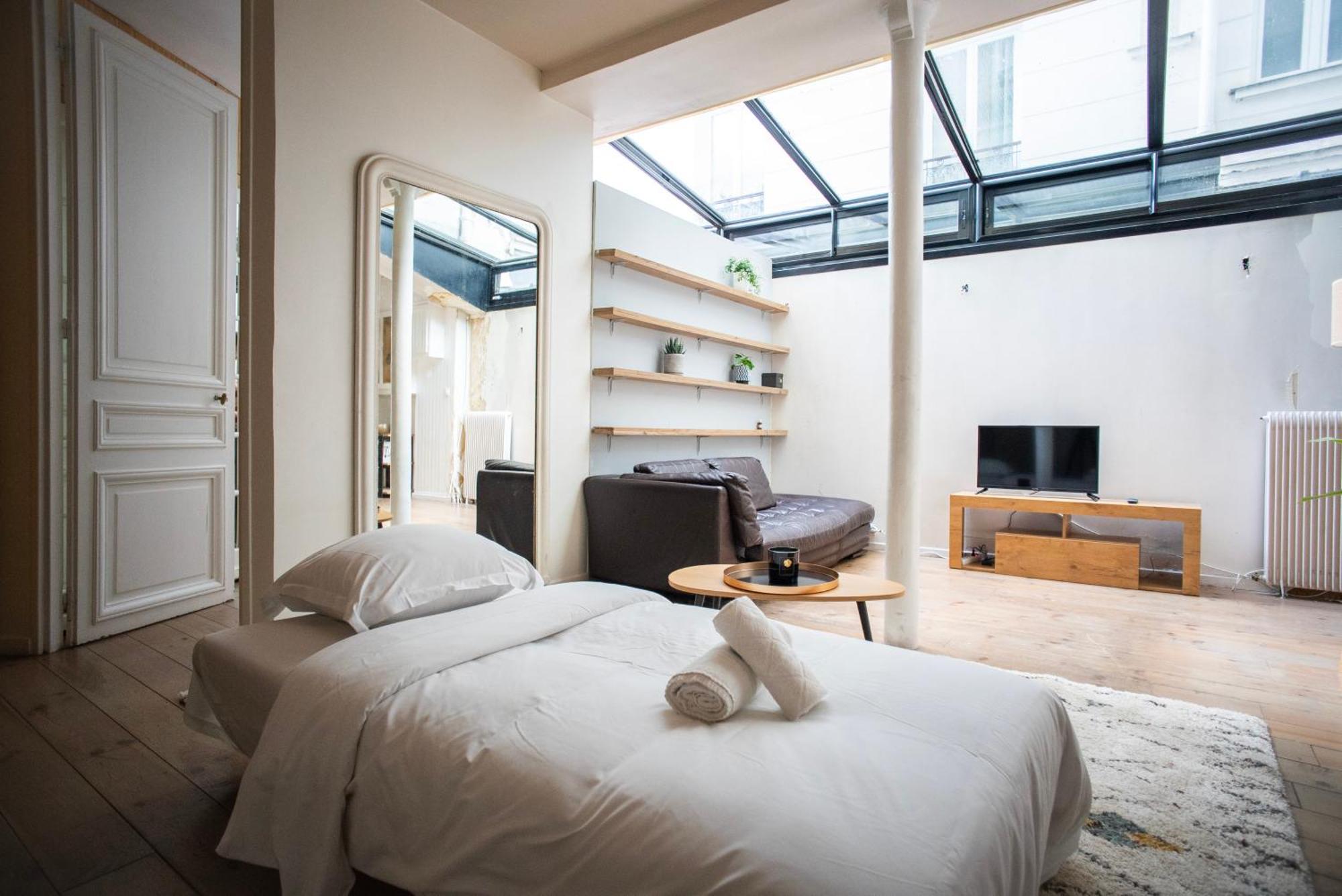 Loft Branche Dans Le Quartier Le Plus Tendance De Paris Apartment Exterior foto